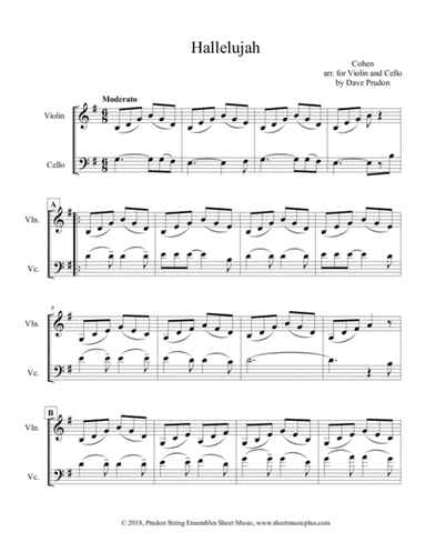 Hallelujah (arr. Dave Prudon)