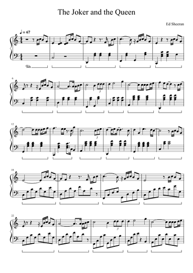 The Joker And The Queen (arr. LaLa Music)