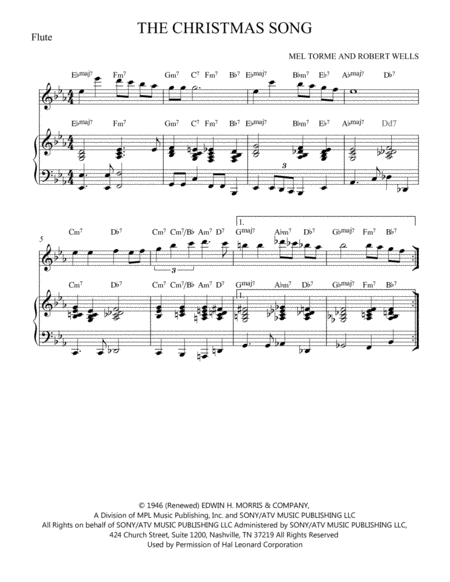 The Christmas Song (Chestnuts Roasting On An Open Fire) (arr. Nick Lacanski)