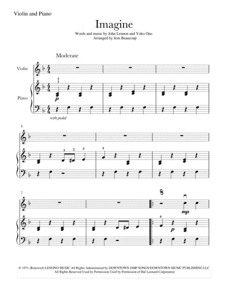 Imagine (arr. Jennifer Wilson)