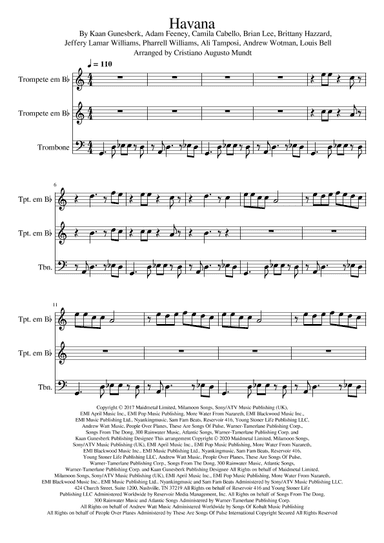 Havana (arr. Cristiano Augusto Mundt)