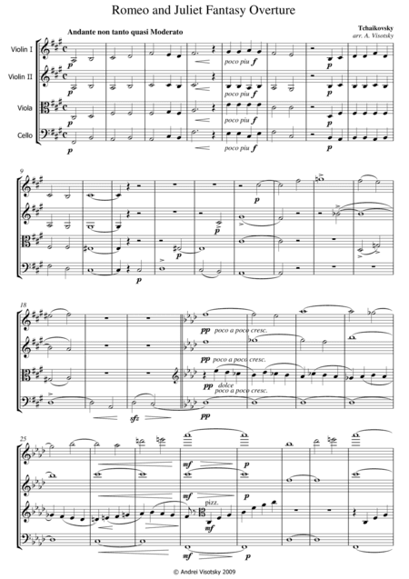 Romeo and Juliet (arr. A. Visotsky)
