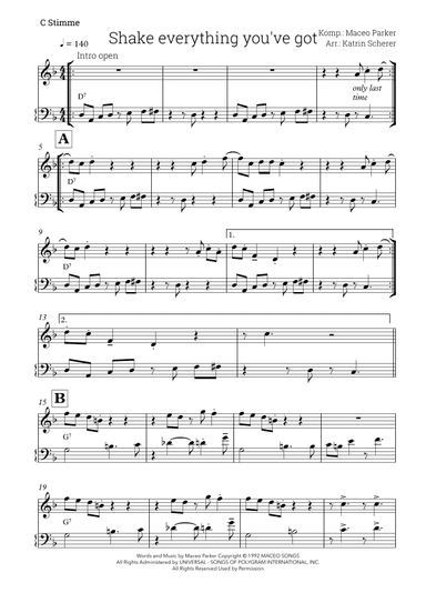 Shake Everything You've Got (arr. Katrin Scherer)