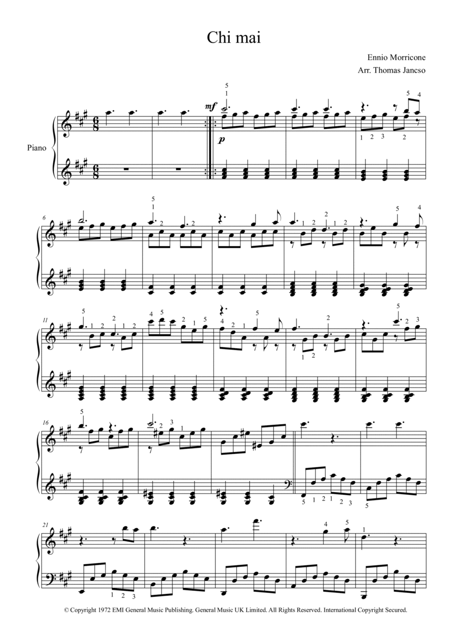 Chi Mai (arr. Thomas Jancso)