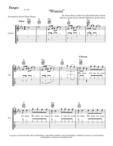 Woman (arr. David "Rain" Banta)
