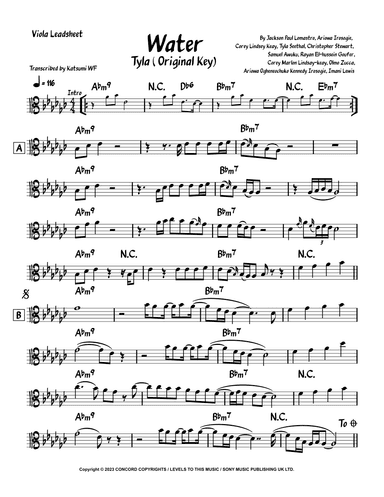 Water (arr. Katsumi WF)