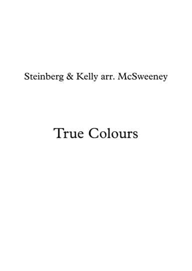 True Colors (arr. Stuart McSweeney)