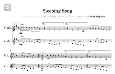 Sleeping Song