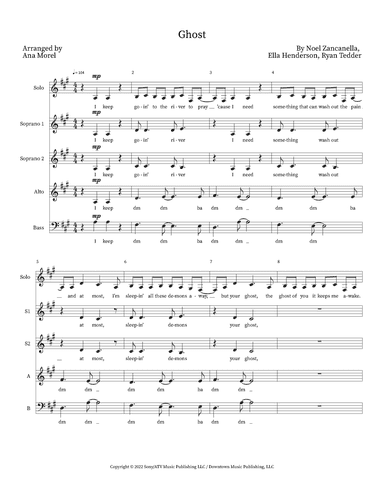 Ghost (arr. Ana Morel)