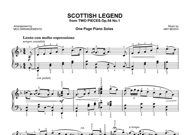 Scottish Legend (arr. MCC Arrangements)