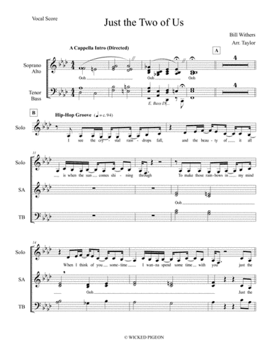 Just The Two Of Us (arr. Amanda Taylor)