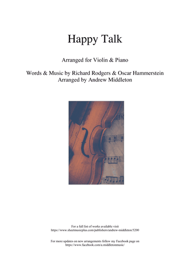 Happy Talk (arr. Andrew Middleton)