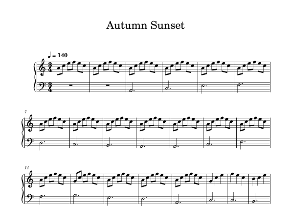 Autumn Sunset