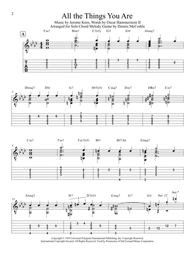 All The Things You Are (arr. Dennis McCorkle)