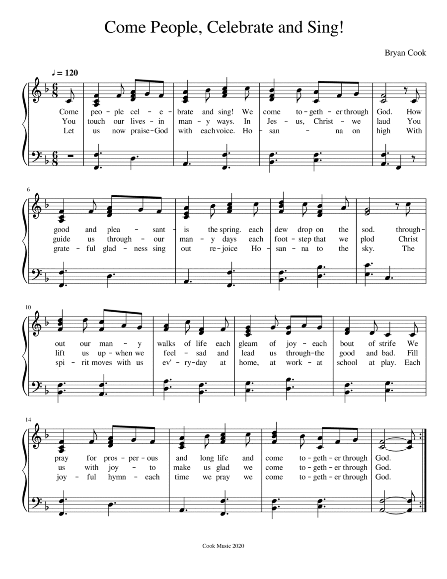 Come People Celebrate and Sing