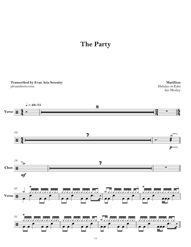 The Party (arr. Evan Aria Serenity)