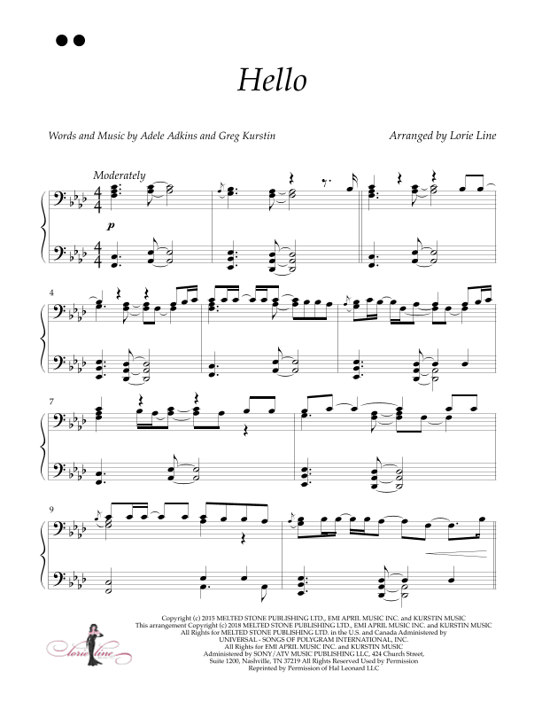 Hello (arr. Lorie Line)