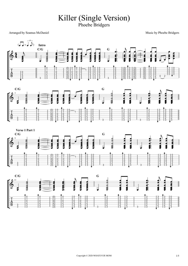 Killer (arr. Seamus McDaniel)