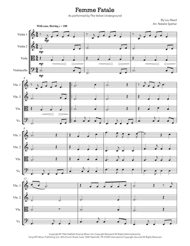 Femme Fatale (arr. Natalie Spehar)
