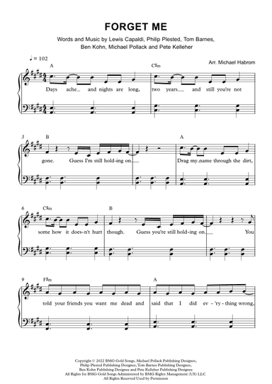 Forget Me (arr. Michael Habrom)