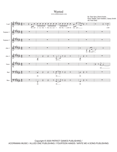 Wanted (arr. Rob Dietz)