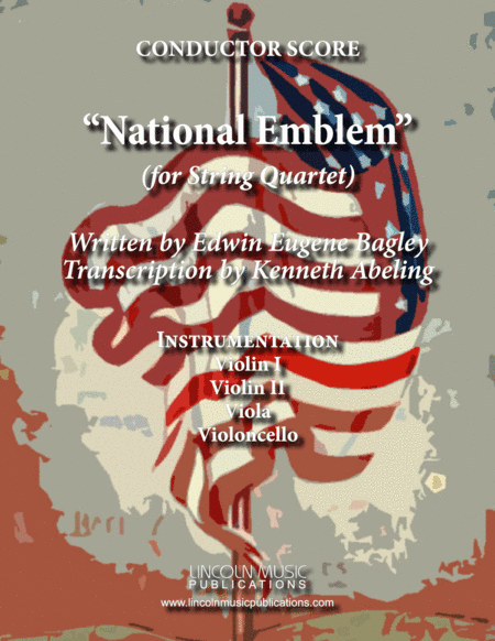 March - National Emblem (for String Quartet) (arr. Kenneth Abeling)