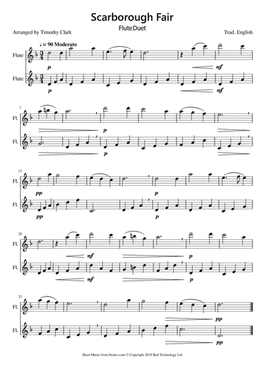 Scarborough Fair (arr. Timothy Clark)