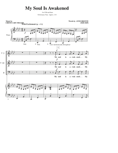 My Soul Is Awakened (arr. Cristi Cary Miller)