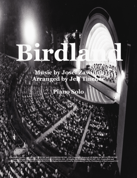 Birdland (arr. Jeff Tincher)