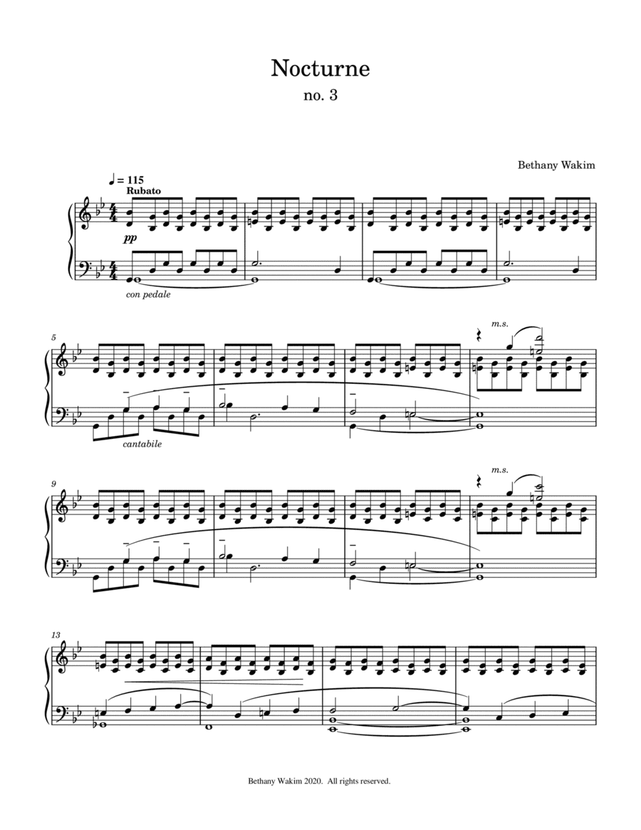 Nocturne no. 3