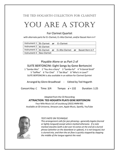 You Are A Story (arr. Glenn Broadhead)
