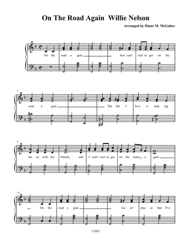 On The Road Again (arr. Diane M. McGahee)
