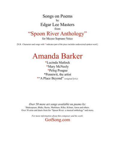 Amanda Barker from "Spoon River"