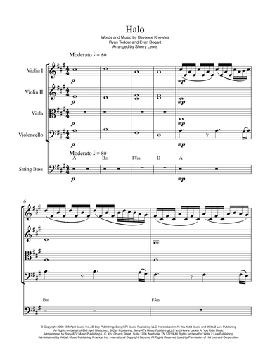 Halo (arr. Sherry Lewis)