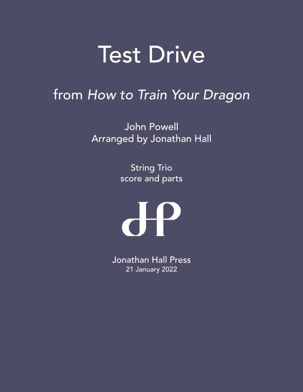 Test Drive (arr. Jonathan Hall)