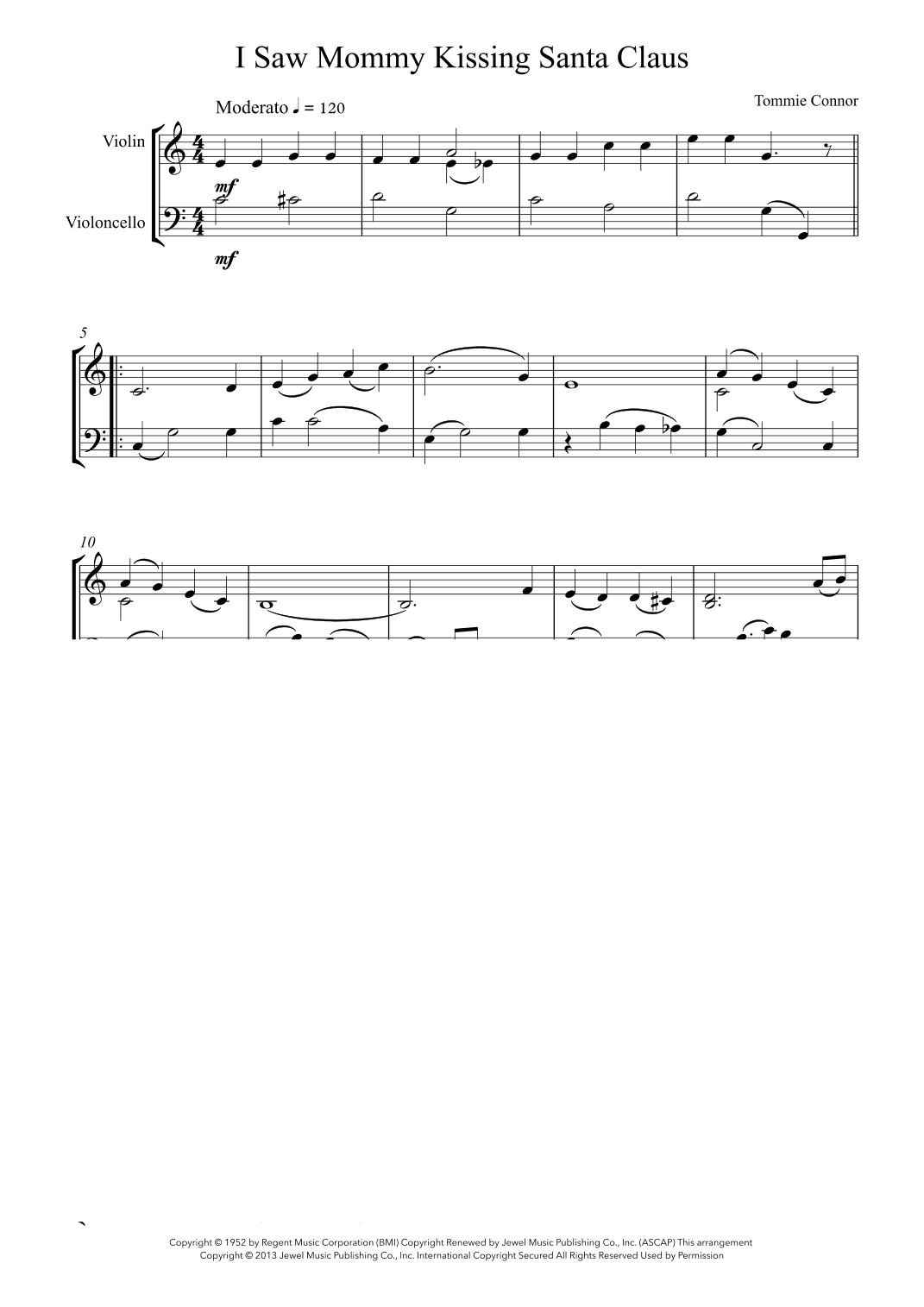 I Saw Mommy Kissing Santa Claus (arr. Sherry Lewis)