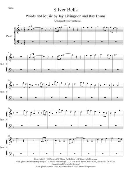 Silver Bells (arr. Kevin Busse)