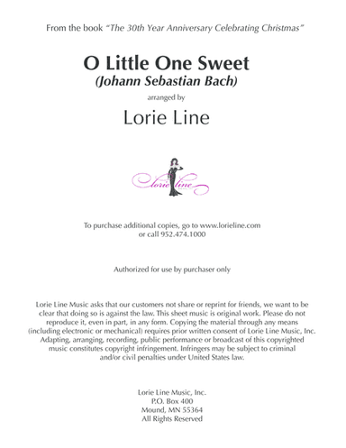 O Little One Sweet (arr. Lorie Line)
