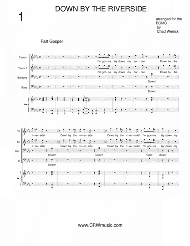 Down By The Riverside (arr. Chad Weirick)