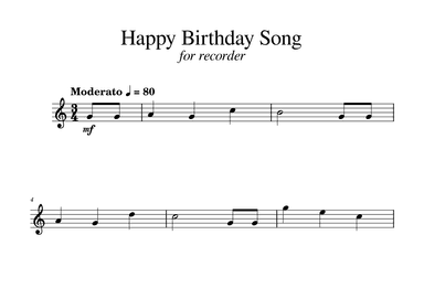 Happy Birthday Song (arr. Golden Skull Editions)