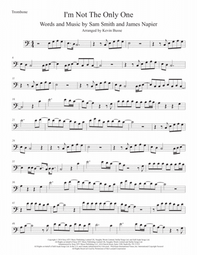I'm Not The Only One (arr. Kevin Busse)