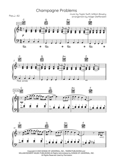 Champagne Problems (arr. Holger Dieffendahl)