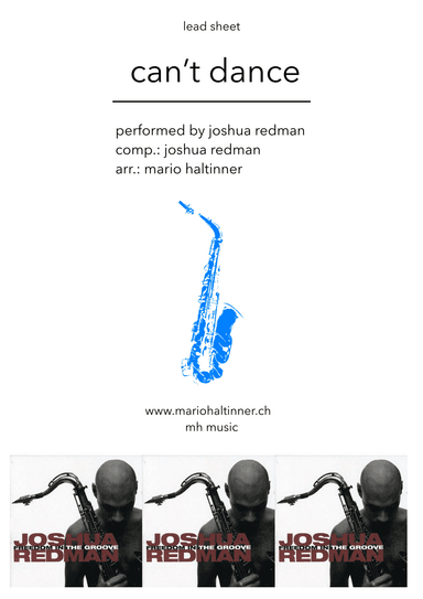 Can't Dance (arr. Mario Haltinner)