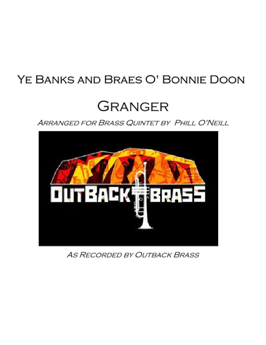 Ye Banks and Braes O' Bonnie Doon (arr. Phill O'Neill)