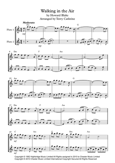 Walking In The Air (arr. Terry Cathrine)
