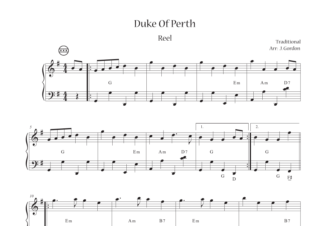 Duke Of Perth (arr. Julia Gordon)