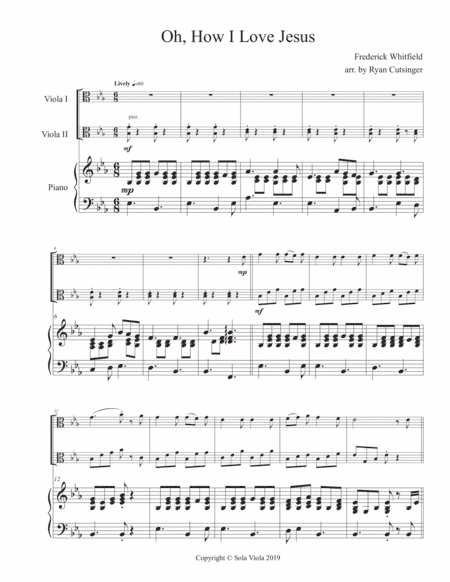 Oh, How I Love Jesus (arr. Ryan Cutsinger)