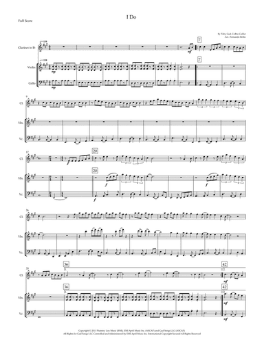 I Do (arr. Fernando Britto)