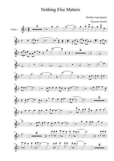 Nothing Else Matters (arr. Maksym Kravchenko)