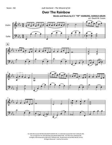 Over The Rainbow (arr. David W. Cason)